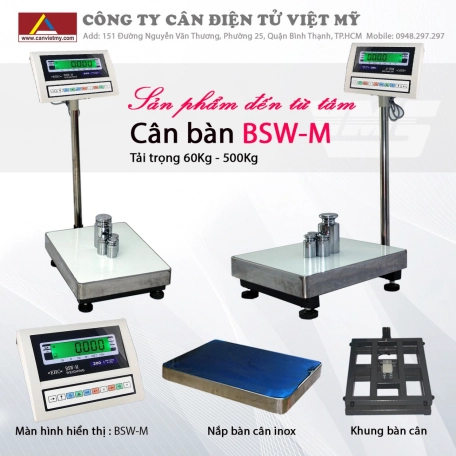 Cân điện tử 450Kg - Bsw-m 4