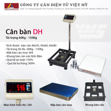 Cân điện tử 400Kg - dh 4