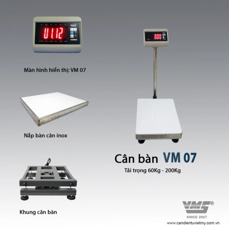 Cân điện tử 120Kg - Vm07 2