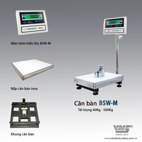 Cân bàn điện tử 100Kg Bsw-m 2