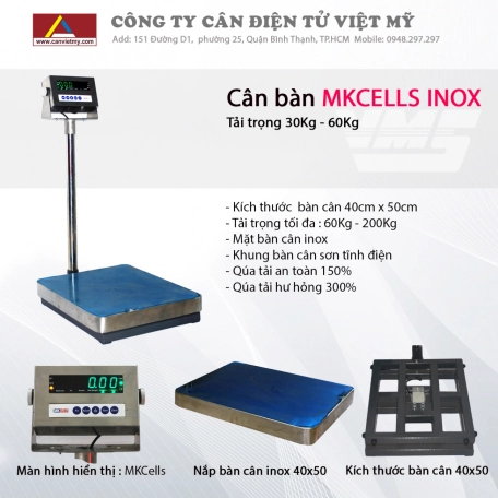 Cân bàn điện tử 300Kg - Mkcell 2