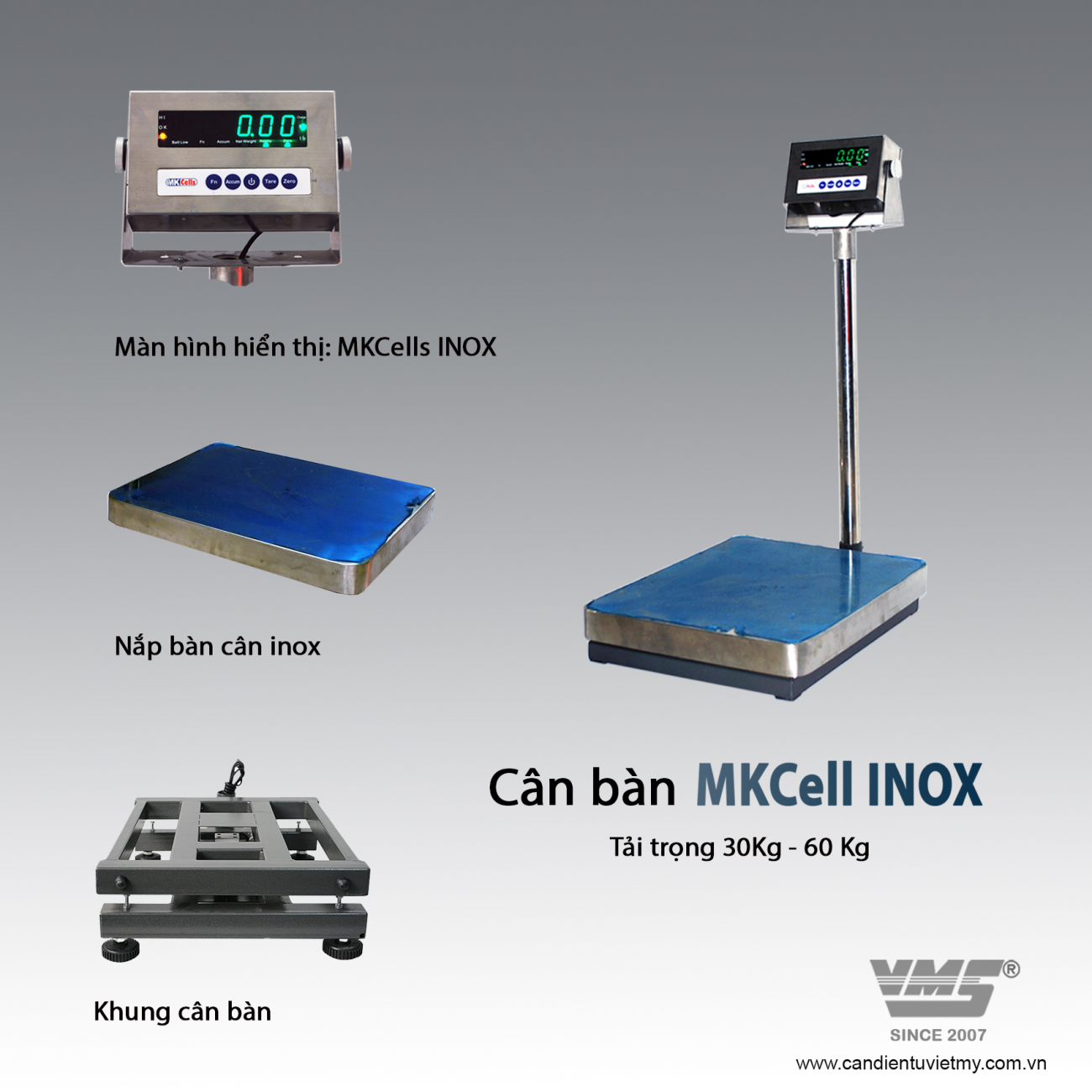 Cân bàn điện tử 150kg - mkcell - 1