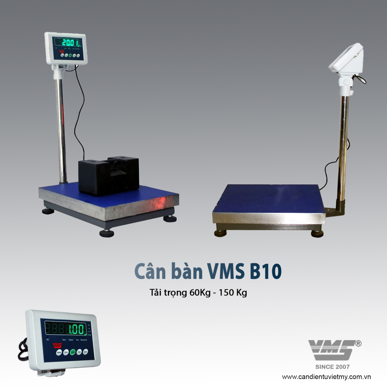 Cân bàn điện tử 150kg b10 - 1