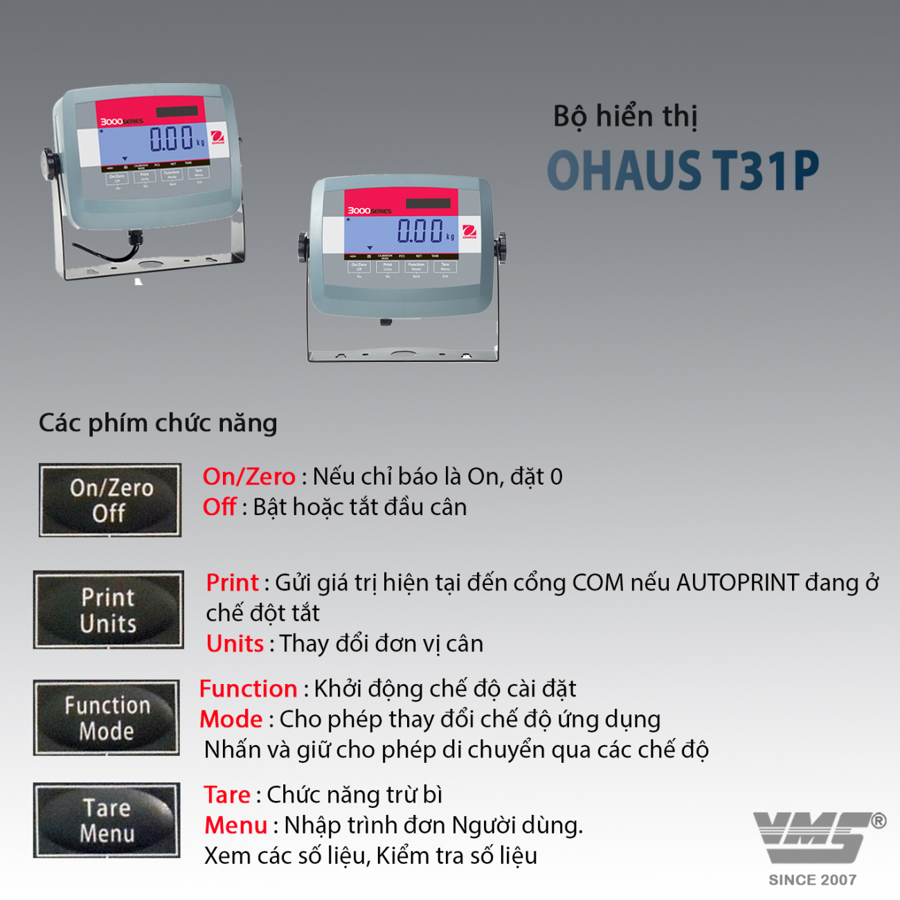 Cân bàn điện tử 500kg - t31p - 2