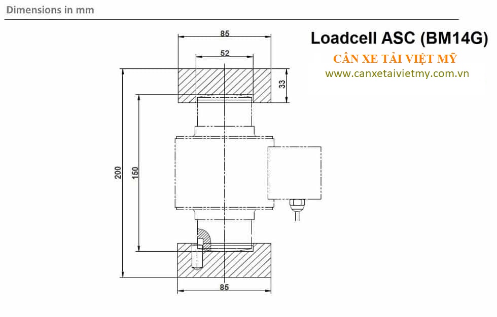 Loadcell asc 30t - 1