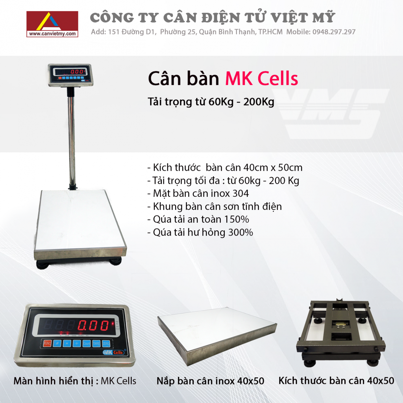 Cân điện tử 350Kg